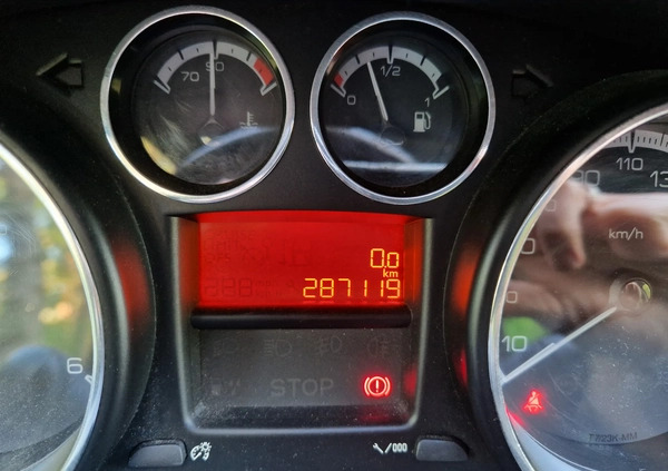 Peugeot 308 cena 16900 przebieg: 287000, rok produkcji 2011 z Korsze małe 67